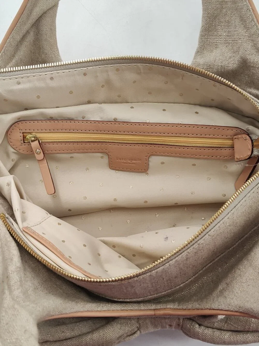 Women's Kate Spade New York Tate Bag w/Bow Gold                          P#719